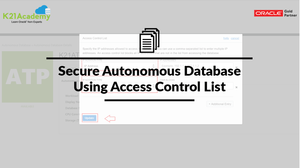 Access Control List Autonomous Database