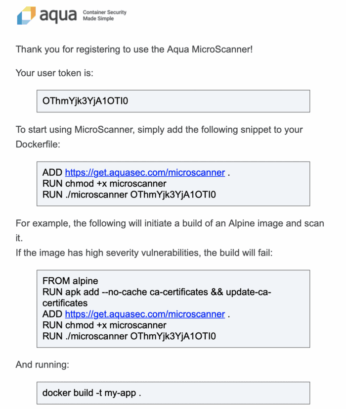 Aqua microscanner register details