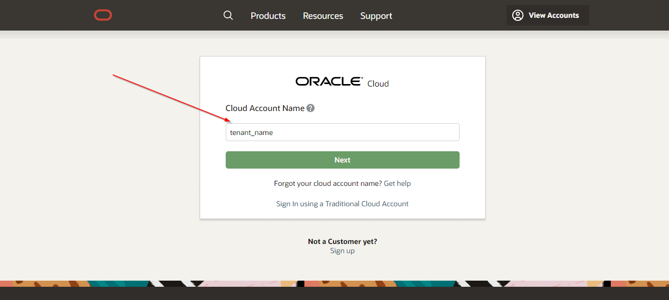 cloud account name
