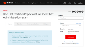 OpenShift Exam