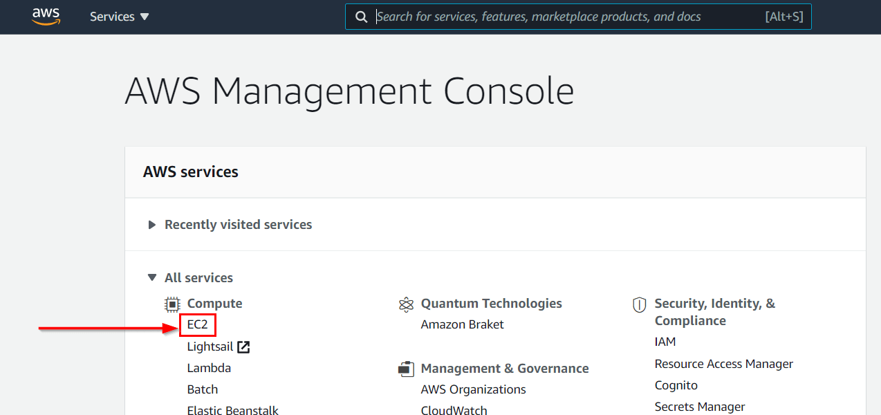 AWS Management Console