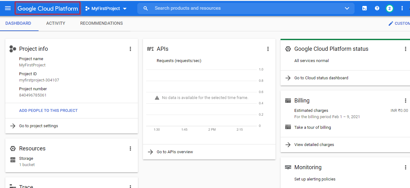 Google Cloud Console