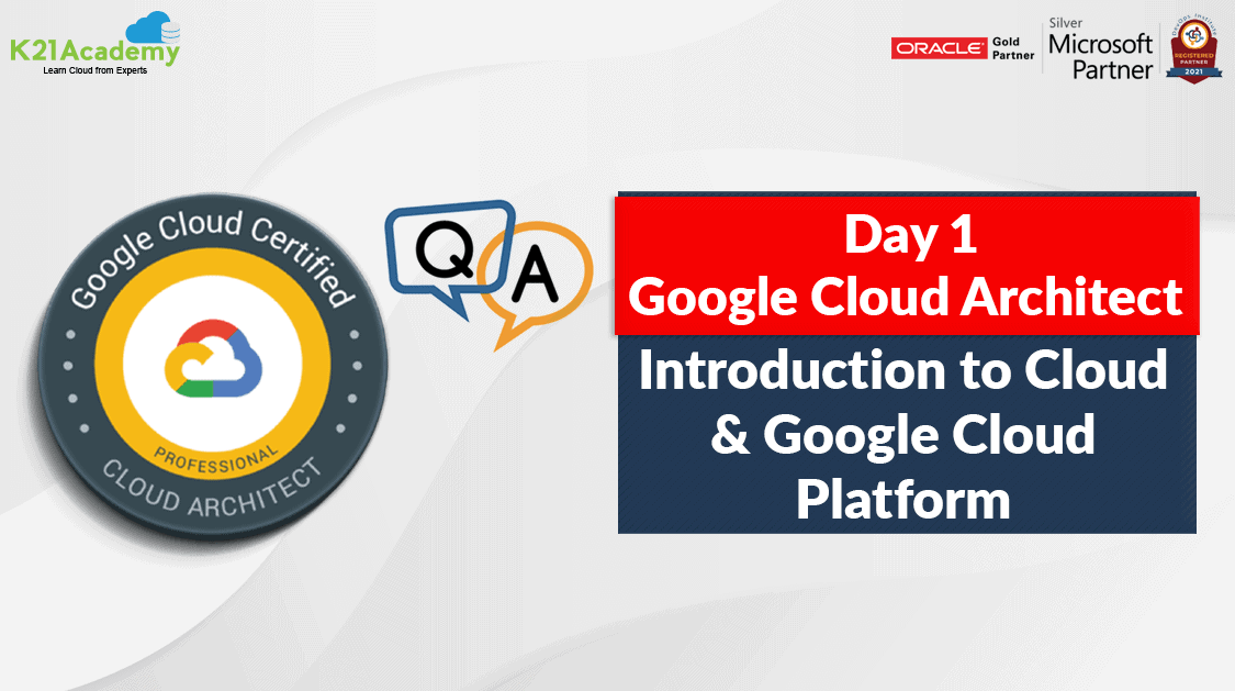 Google Cloud Architect Day 1 Review