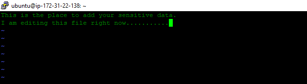 editing encrypted file