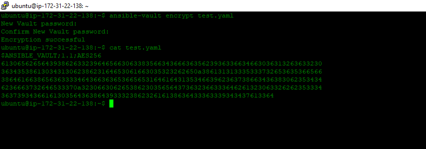 Encrypted file example