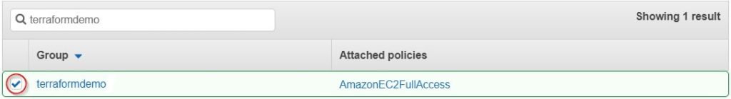 Add Group to IAM User