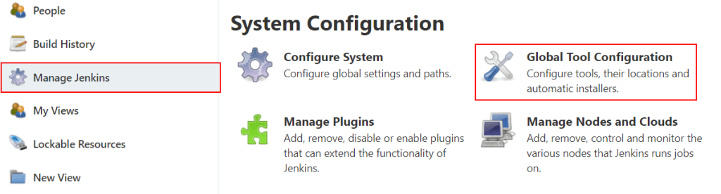Manage Jenkins