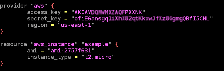 Terraform Code for AWS Instance