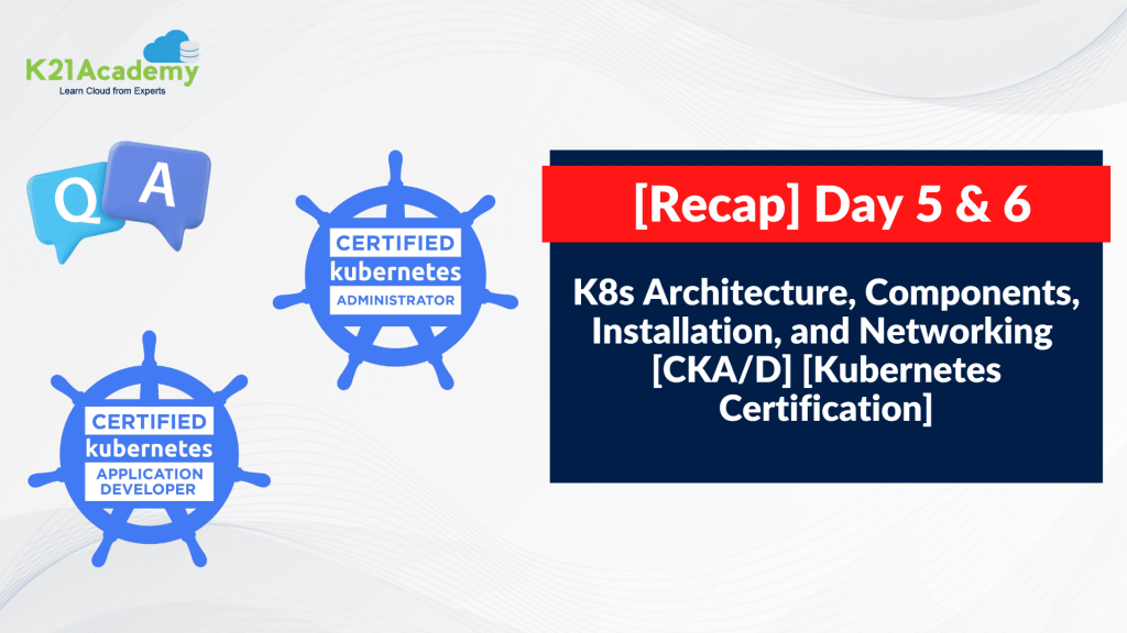 k8s day 5 & 6 recap FI