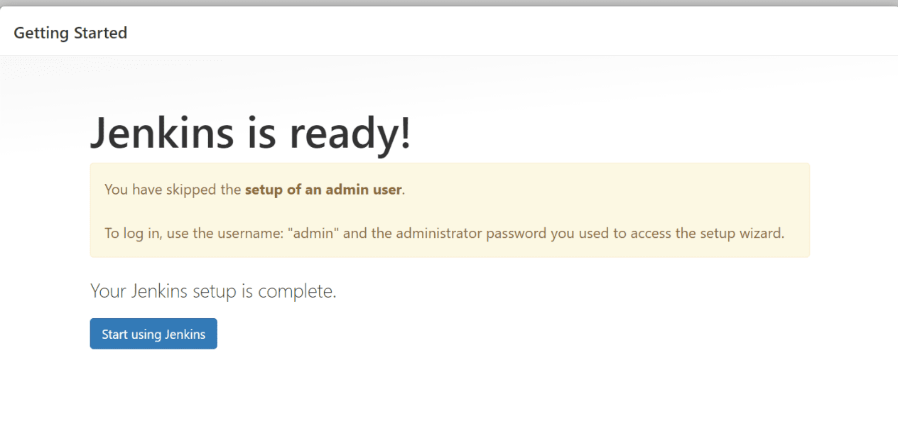 jenkins installation